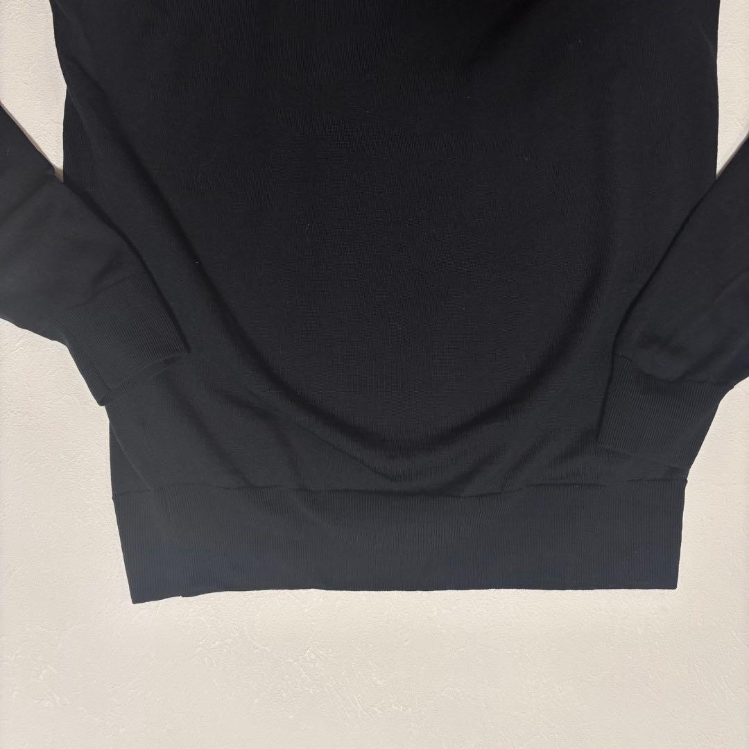 ジョンスメドレー タートルネックニット ブラック　メリノウール 英製 S定価5万