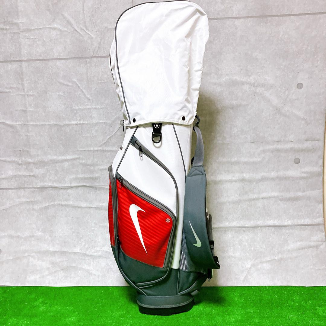 NIKE キャディバッグ BG0374 レッド 9型 14分割 カート式 希少