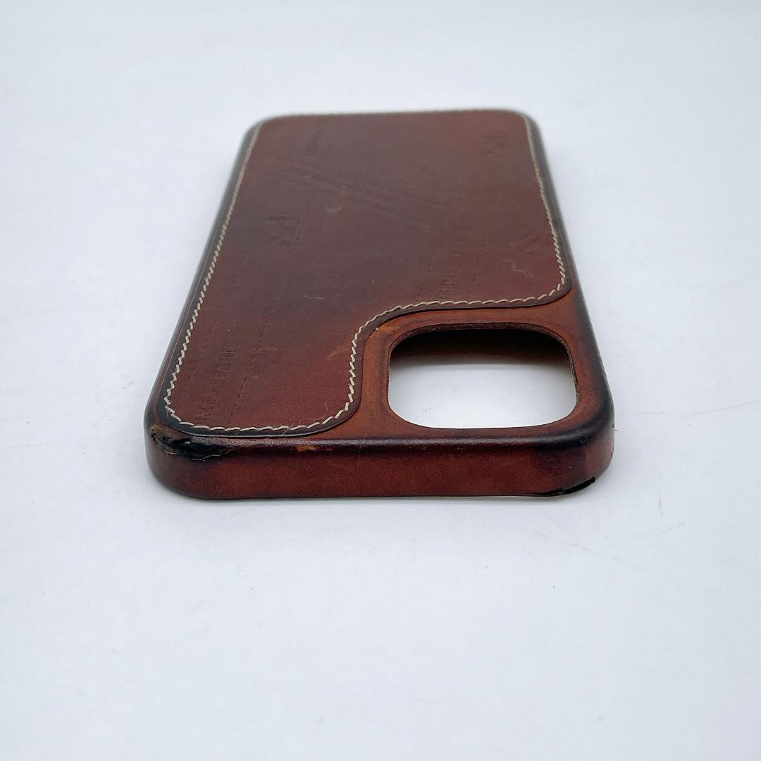 HERMES iPhone12/12 PRO 革 スマホケース m466