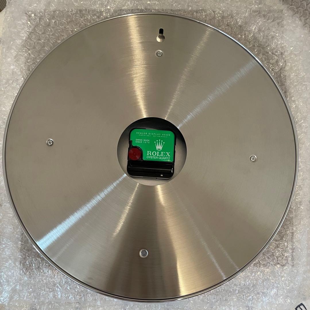 海外販促品 新品 ROLEX掛け時計 デイトナ シルバー ／ブルー　美しいです⭐︎