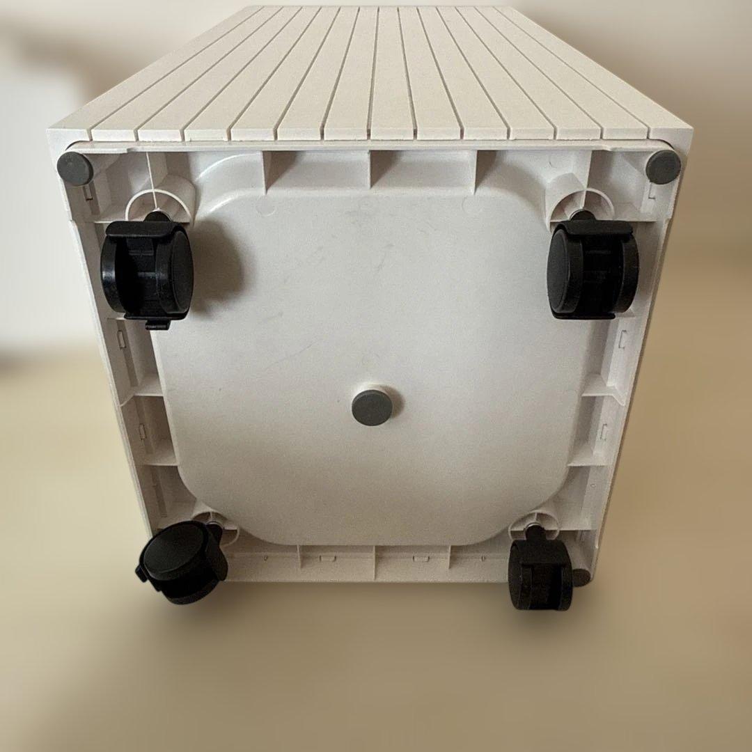 ZitA SQUARE ホワイト 自動ゴミ箱 キャスター&消臭剤付　限定仕様