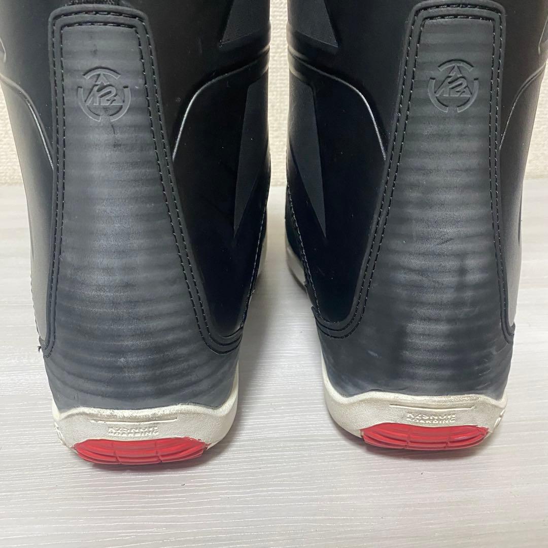 【美品】K2 RAIDER BOA 25cm ブラック　スノーボードブーツ