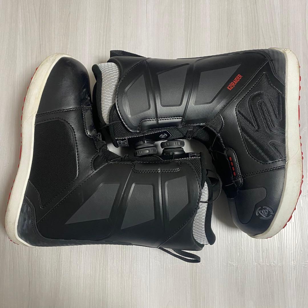【美品】K2 RAIDER BOA 25cm ブラック　スノーボードブーツ
