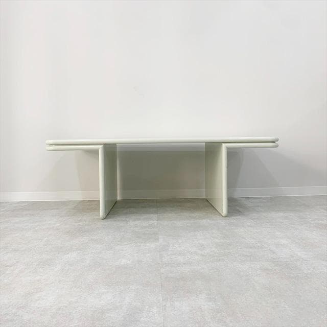 オールドカリモクホワイトセンターテーブル