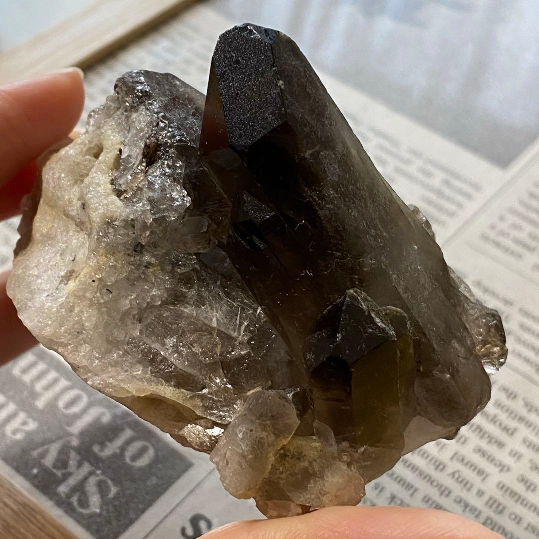 ゼウス スモーキー シトリン 原石 クラスター 天然石 パワーストーン