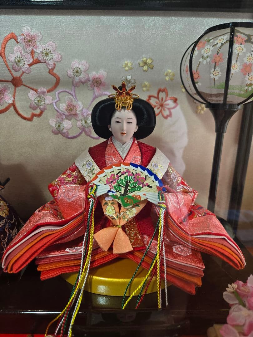 【一点限り】雛人形 ケース飾り　K3