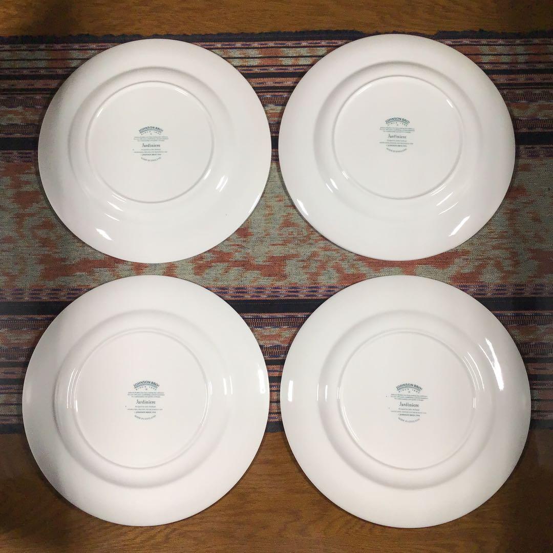 JOHNSON BRO.S 『jardiniere』　ディナープレート　4枚