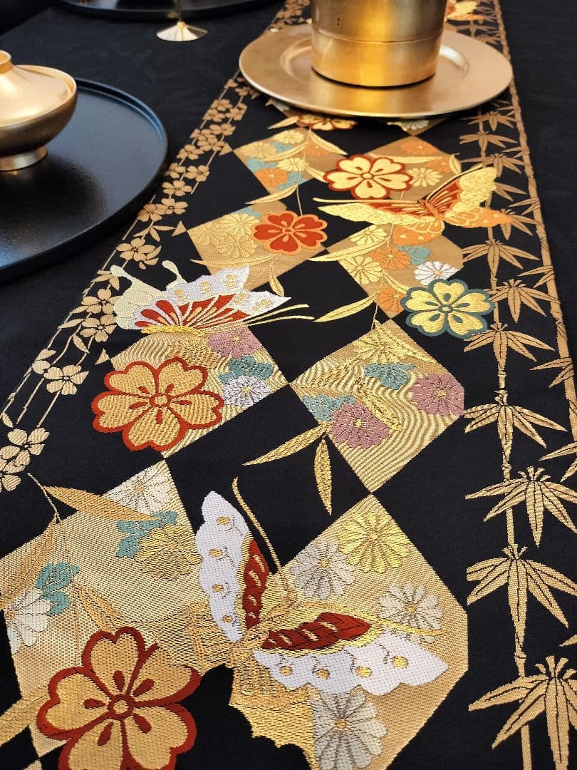 ルブの森★　A619★逸品‼️高級全通帯‼️ひな祭り‼️テーブルランナー