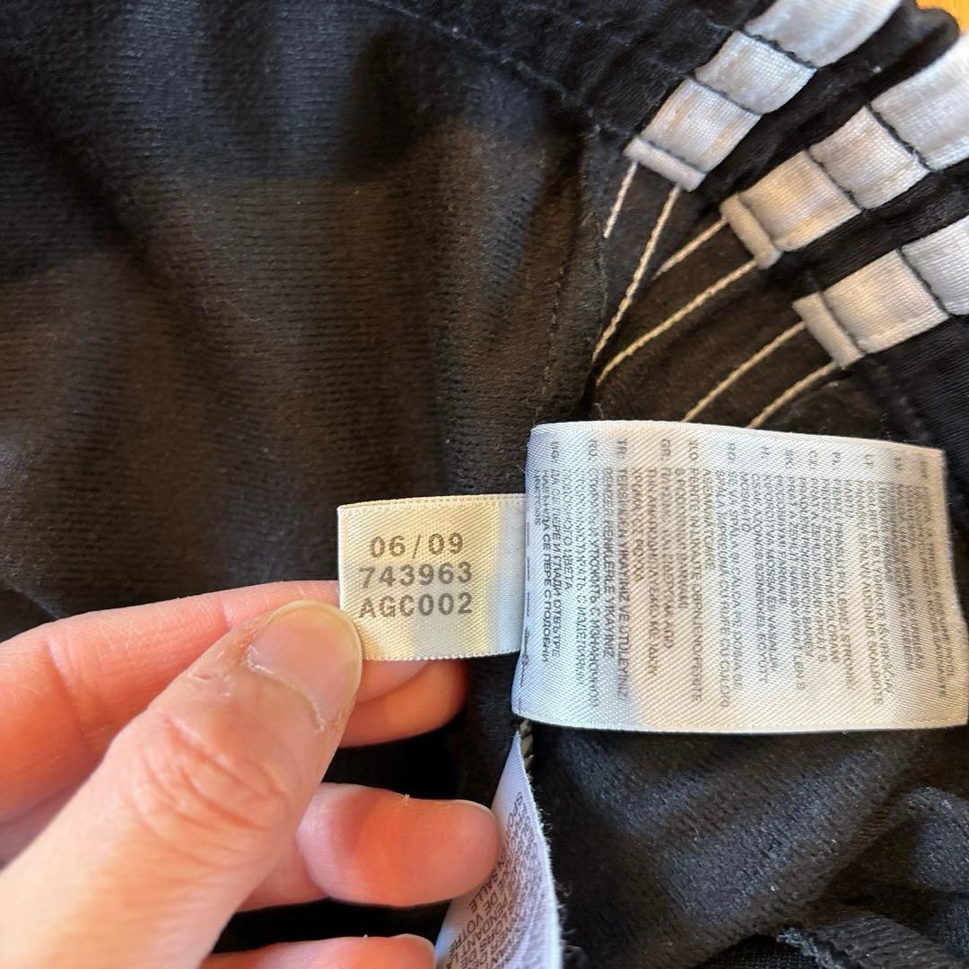 00s adidasoriginals トラックパンツ　定番ブラックS y2k