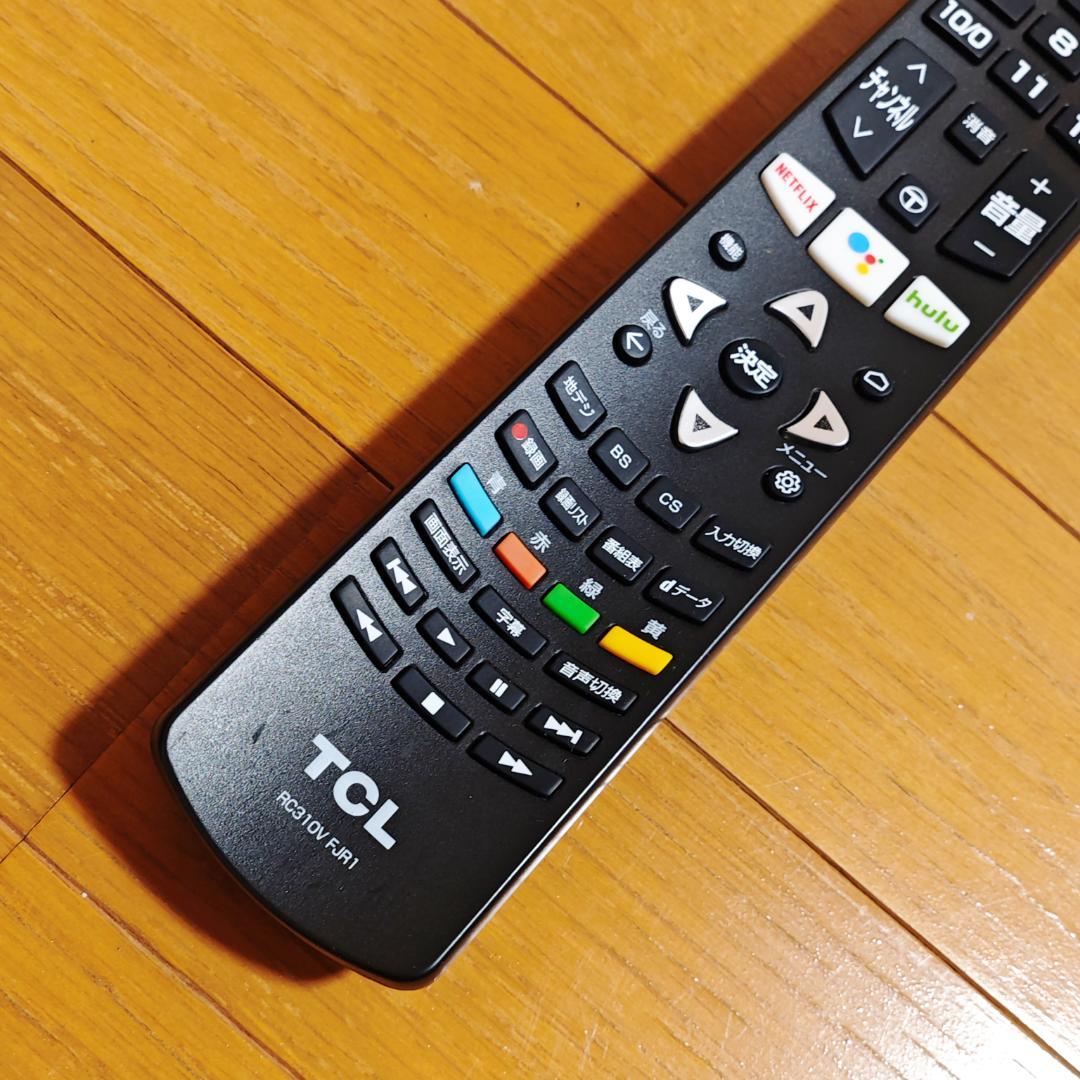 TCL 43V型 Android TV 4K液晶テレビ 43P8B 動作良好