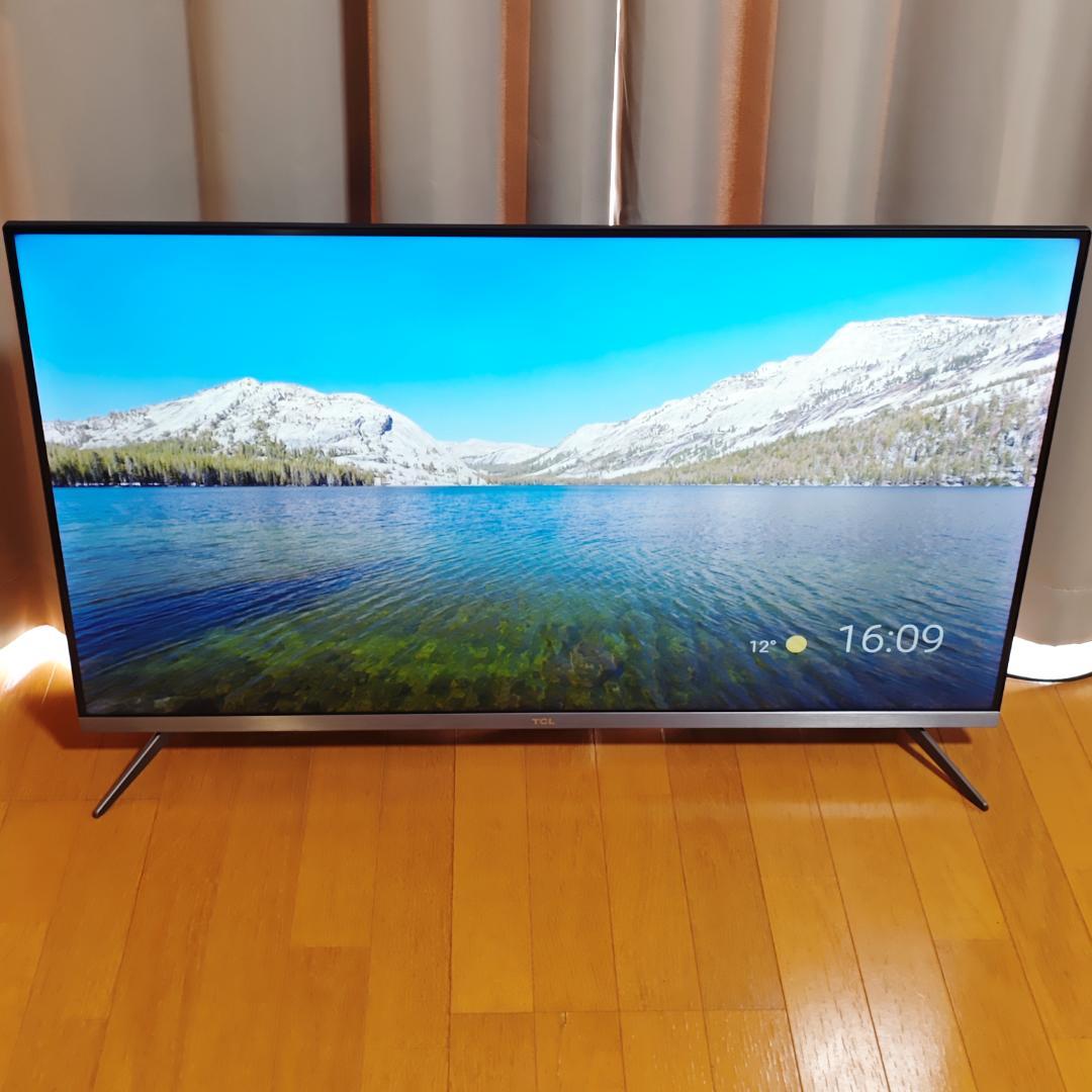 TCL 43V型 Android TV 4K液晶テレビ 43P8B 動作良好