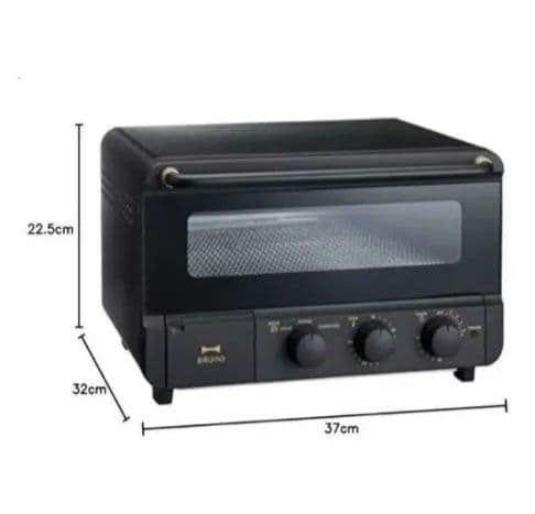 BRUNO スチーム ベイク トースター ブラック BOE067-BK
