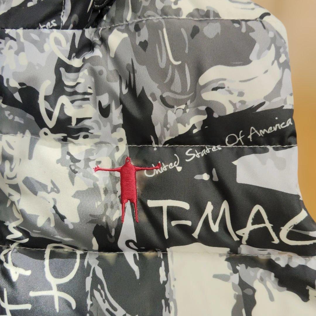 ティーマック　フード付きダウンベスト