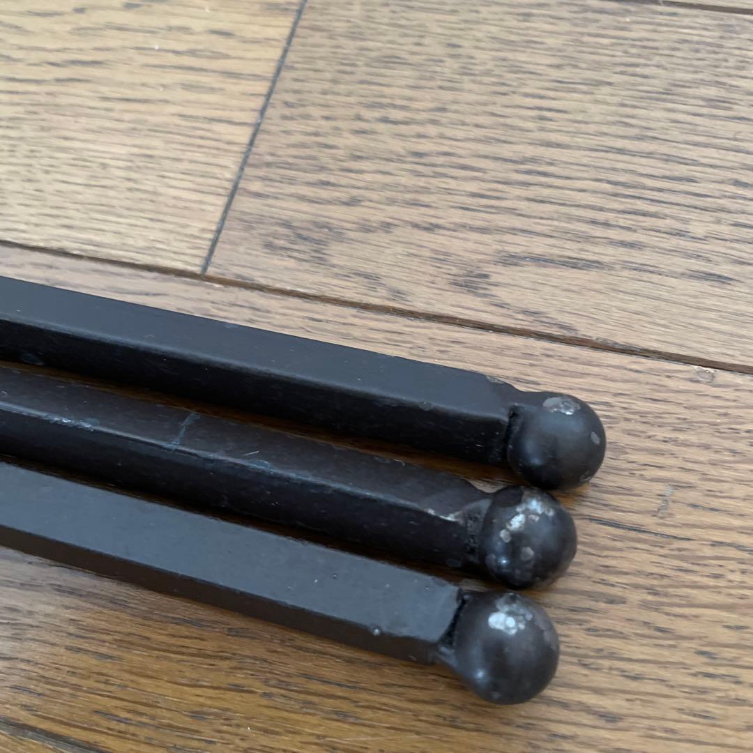 アイアン スチール ハンガーラック 3段