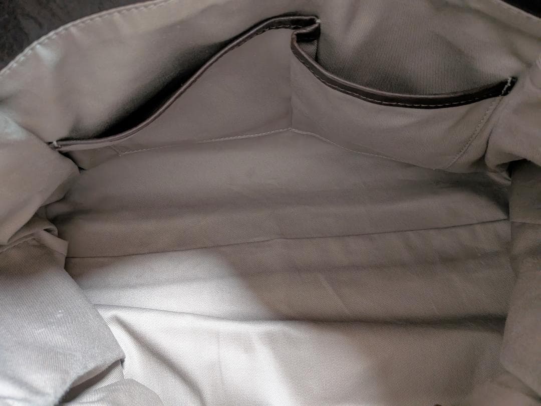 beau dessin(ボーデッサン) ダークブラウンA4レザービジネスバッグ