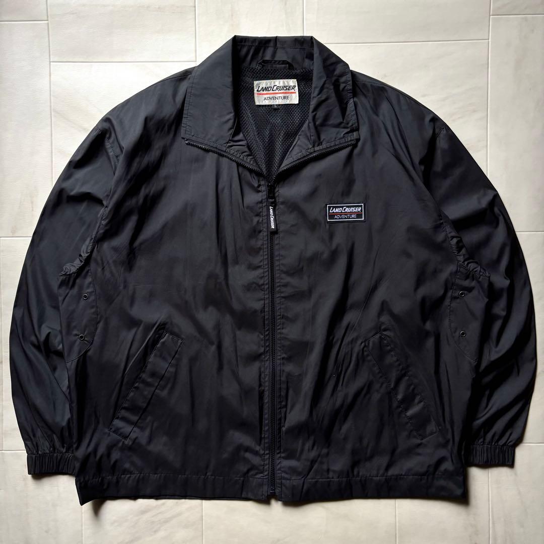 トヨタ ランドクルーザー ジップアップナイロンジャケット 裏地メッシュ Lサイズ