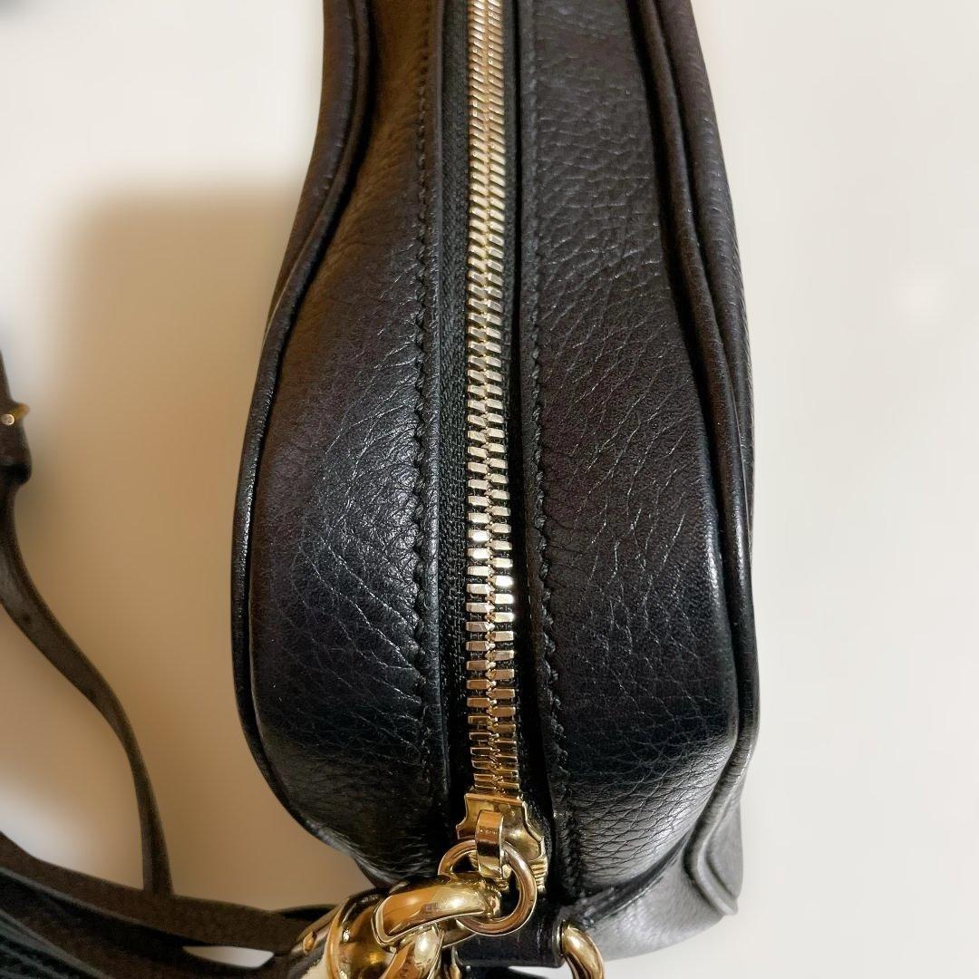 【mia 】GUCCI ソーホーディスコバッグ　ショルダーバッグ　黒