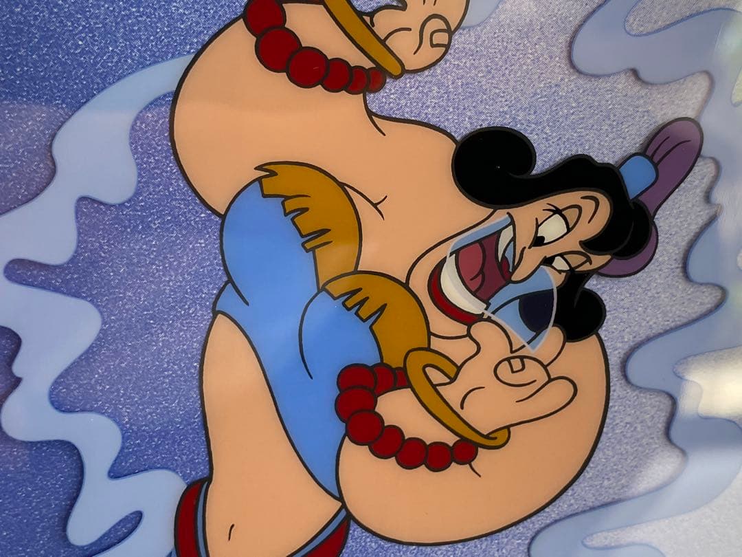 希少！ディズニーセル画アニメ「アラジン」インテリア　証明書付