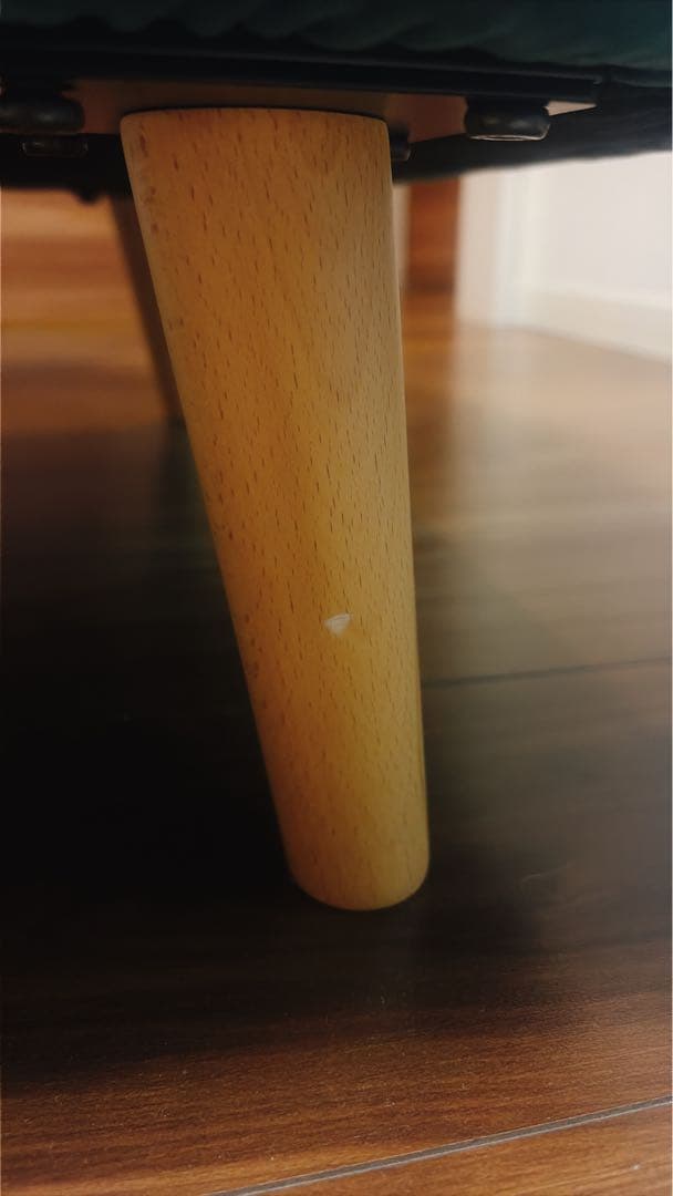 【Francfranc】ベロア調2人掛けソファ