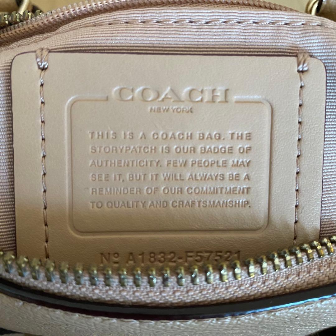 COACH コーチ アウトレット クロスボディ ピンクベージュ