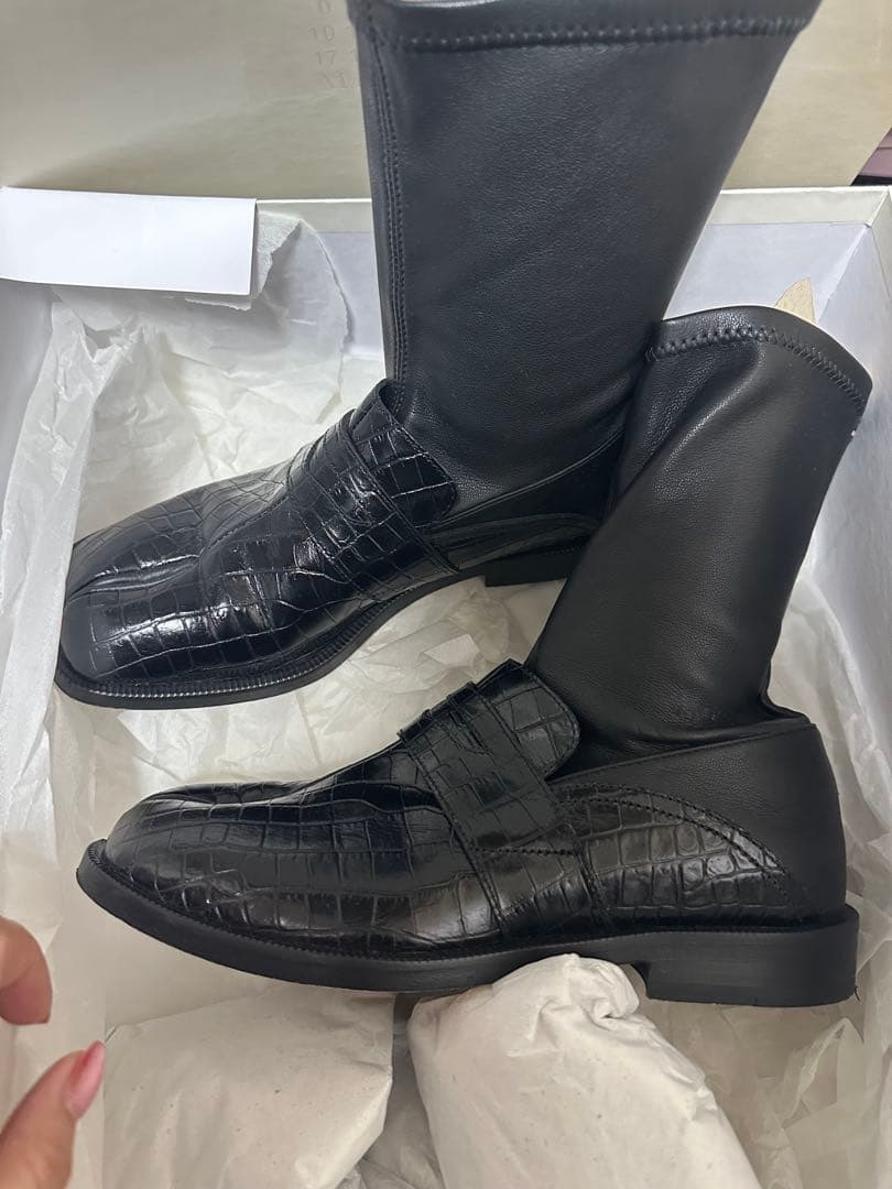 Maison Margiela/メゾン マルジェラ◆足袋ブーツ 23.5黒 タビ