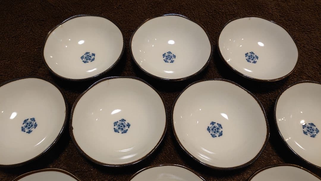 古伊万里　伊万里　染付　豆鉢　江戸期　蔵出し　10客