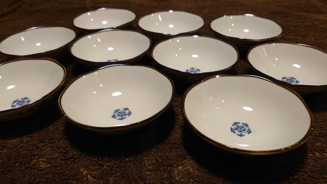 古伊万里　伊万里　染付　豆鉢　江戸期　蔵出し　10客