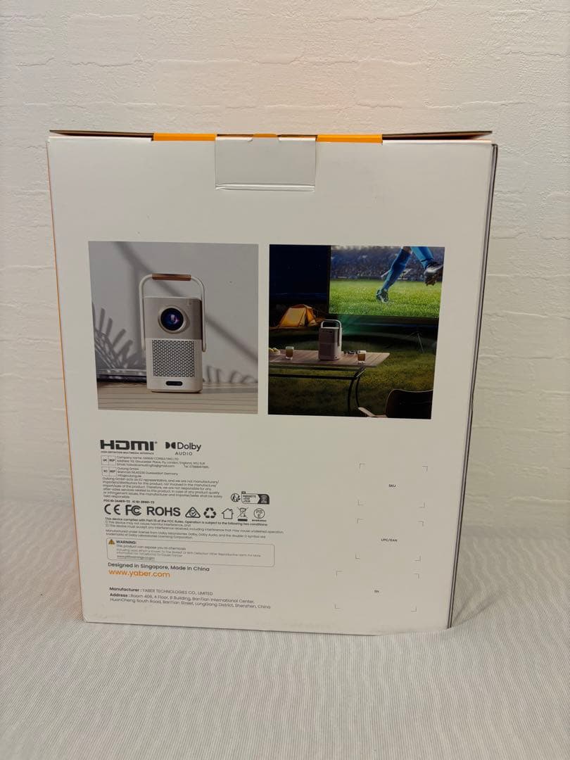 【ほぼ未使用】　Yaber Projector T2