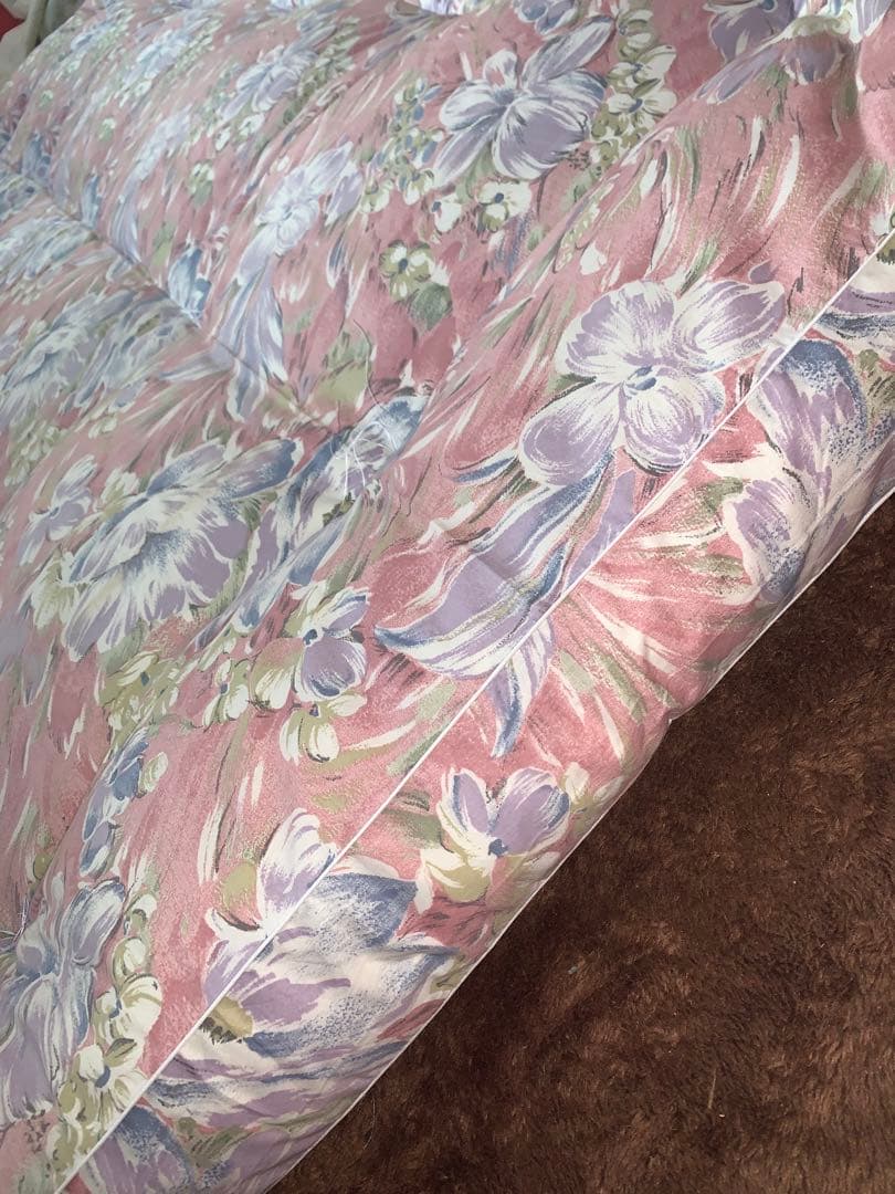 西川マチ付シングルロング敷布団100x200xマチ10cm同柄カバー付綿100%