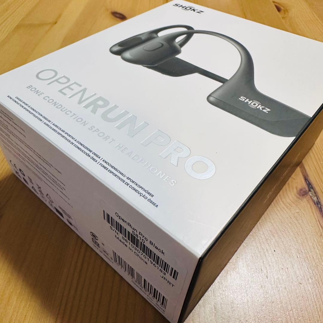SHOKZ OPENRUN PRO 骨伝導イヤホン　S810