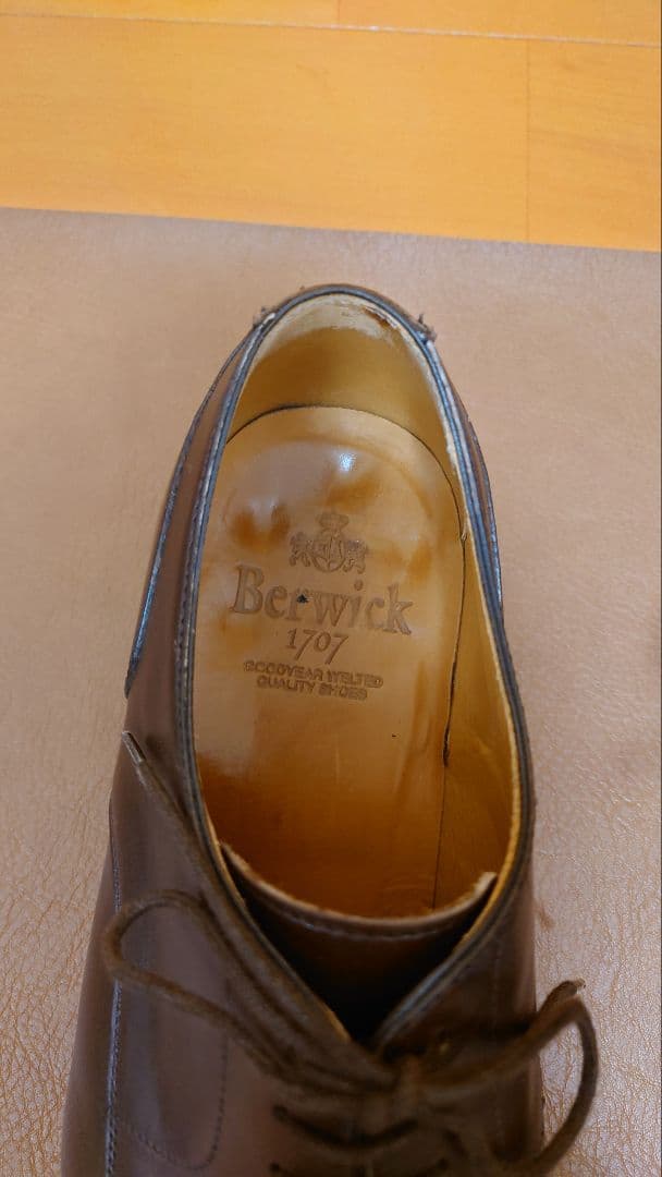 minemine様　Berwic Uチップ　ダークブラウン