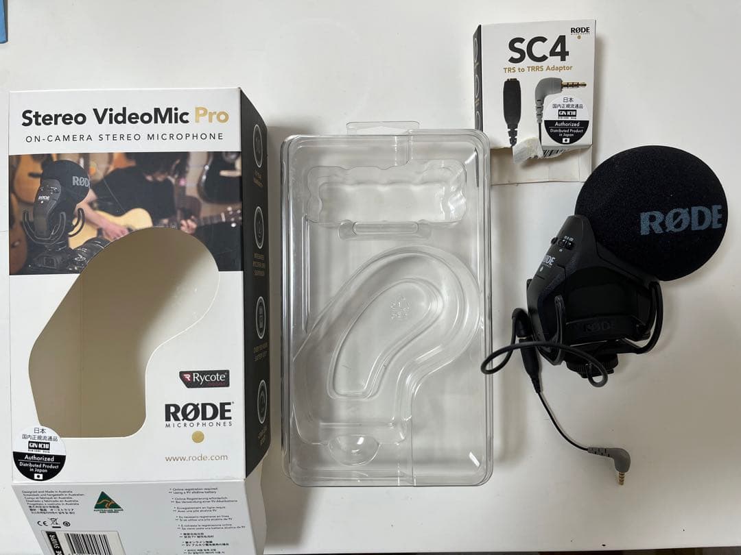rode stereo videomic pro 変換プラグセット