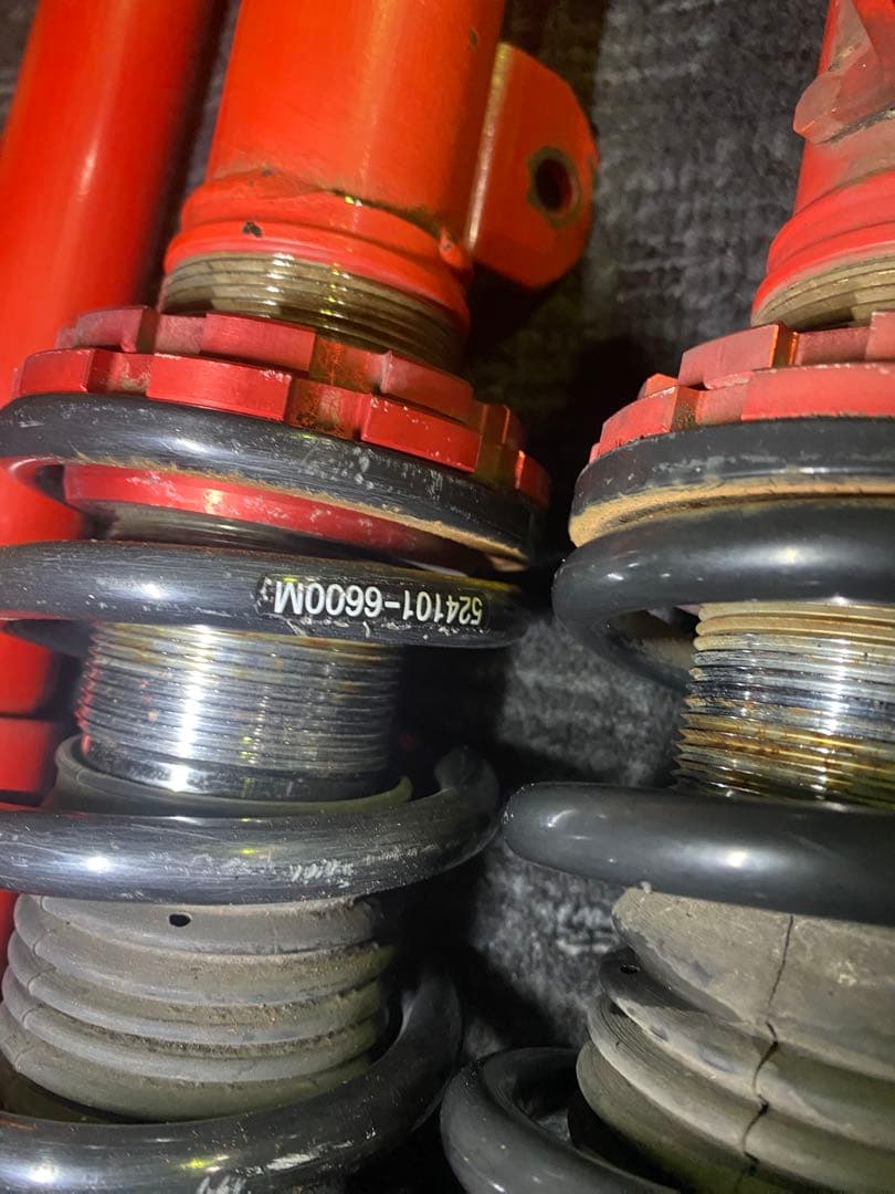 た*し様 赤いショックアブソーバーセット 524-101-6600M