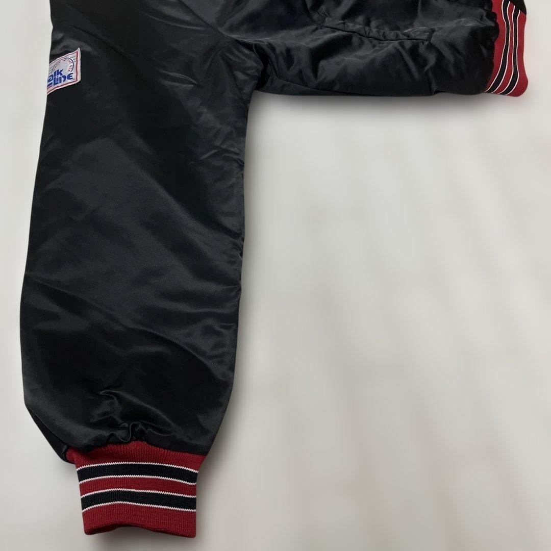 値下げ 90s シカゴブルズ チョークライン Chalk USA製 スタジャン