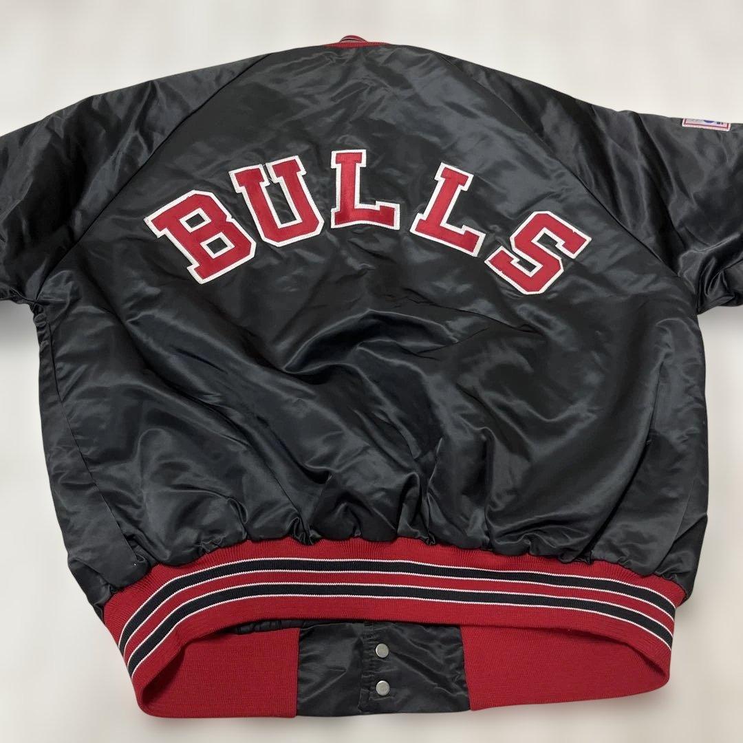 値下げ 90s シカゴブルズ チョークライン Chalk USA製 スタジャン
