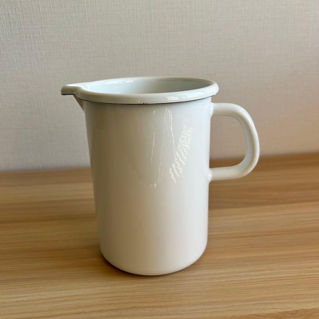 オーストリア製　RIESS リース　計量カップ　ホーロー　1L