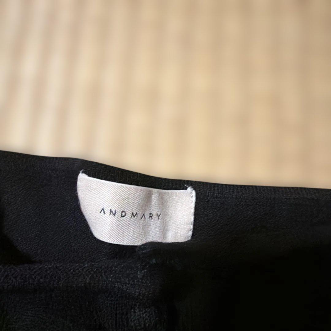 andmary Aine set mini dress ブラウン