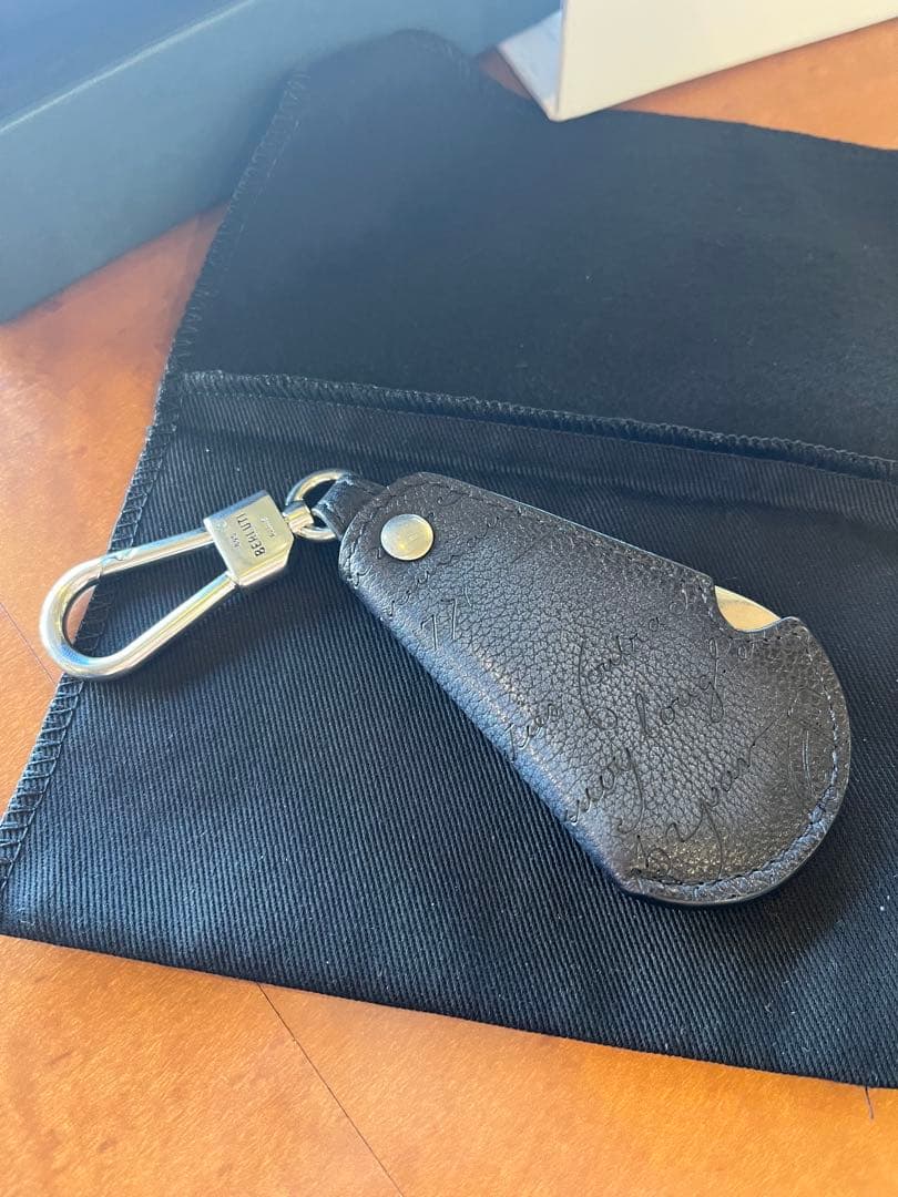 Berluti ブラック レザー シューホーン