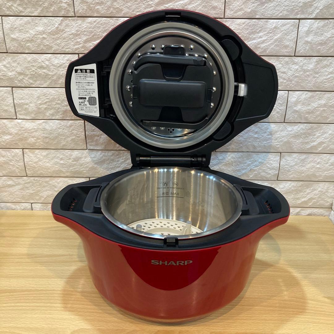 SHARP ヘルシオホットクック　KN-HT24B-R 【T21623】