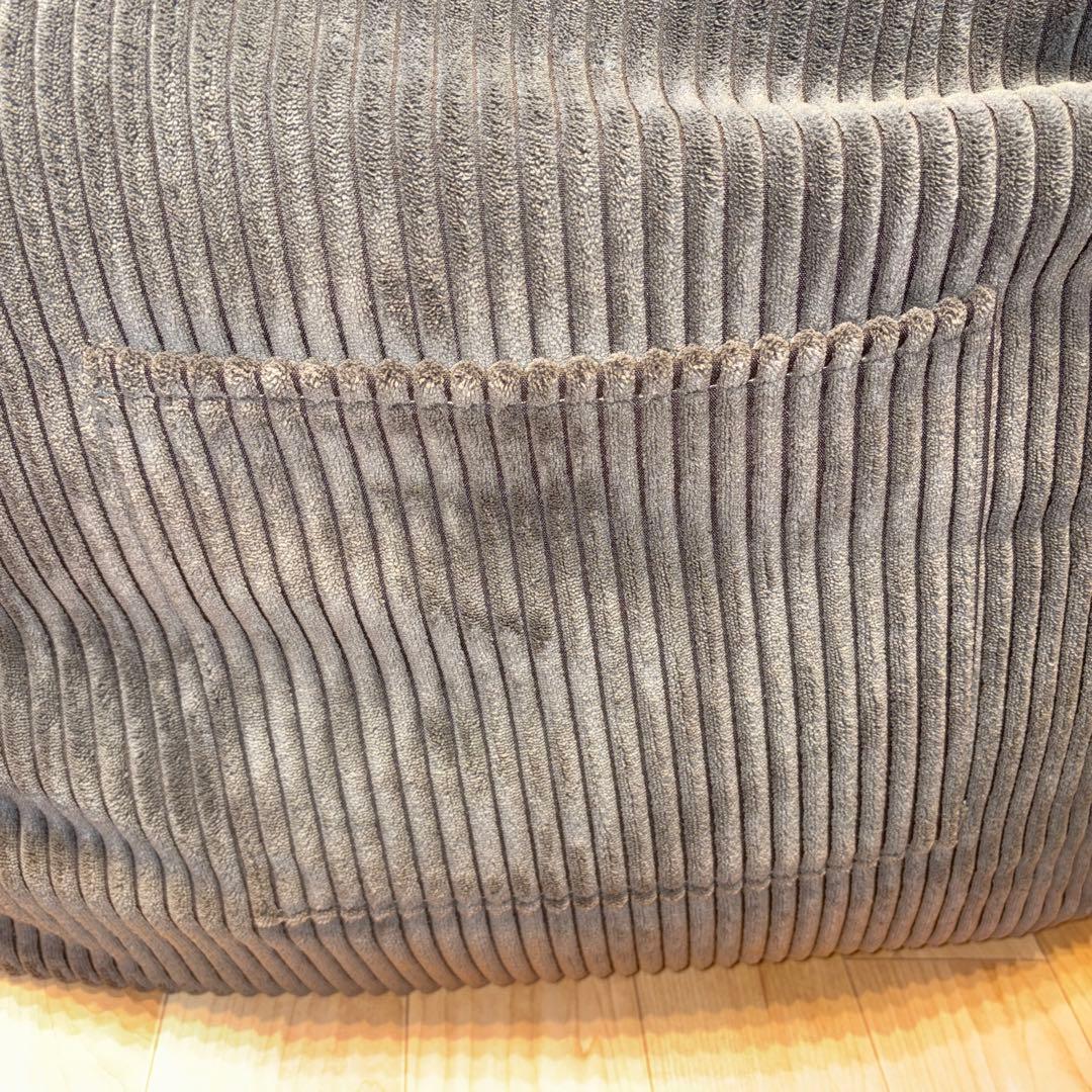 ルージー LOOSY HUGME1人掛けビーズソファ Charcoalチャコール