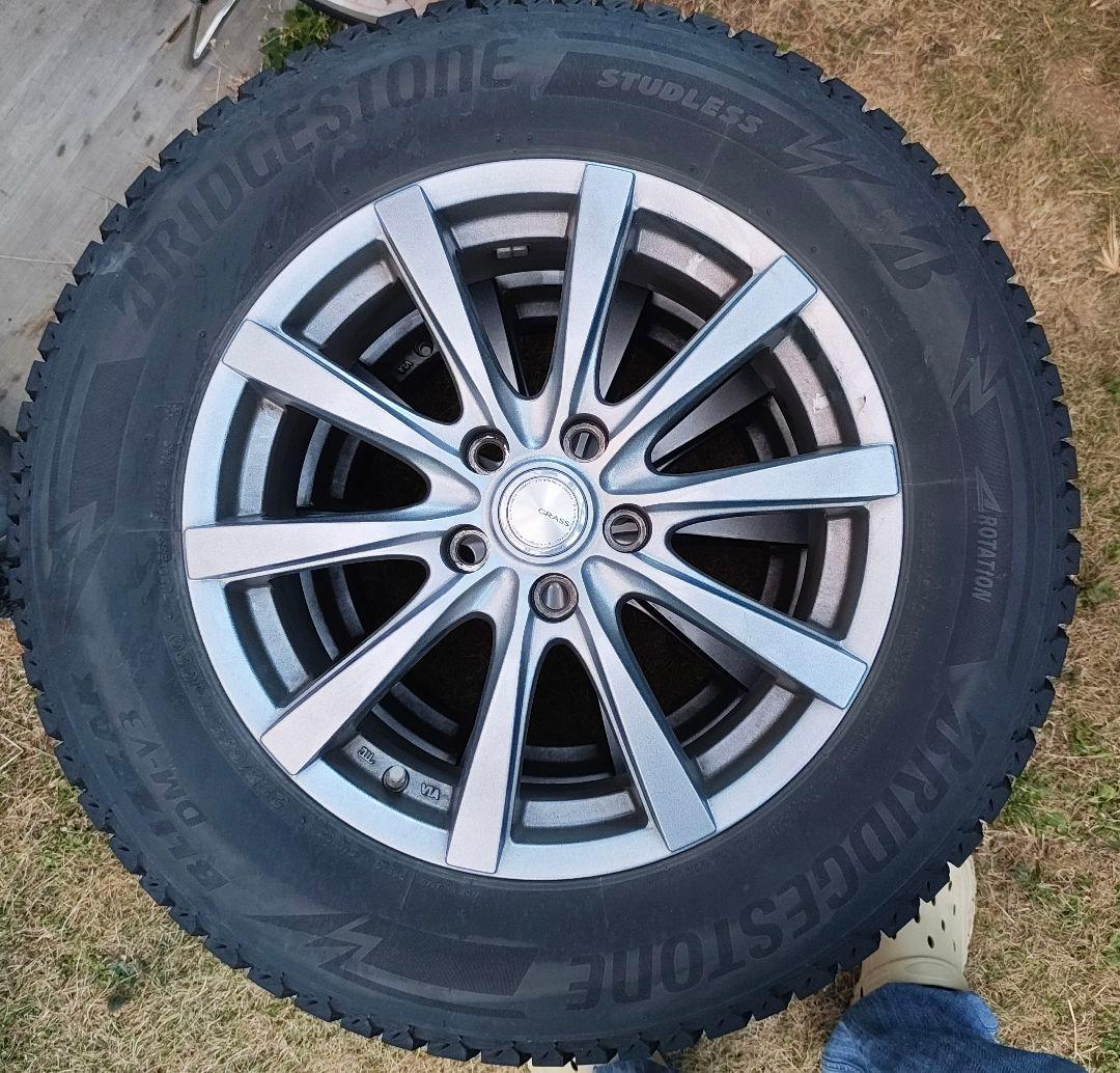 225/65R17　タイヤ・ホイール×４本セット　スタッドレス　ハリヤー