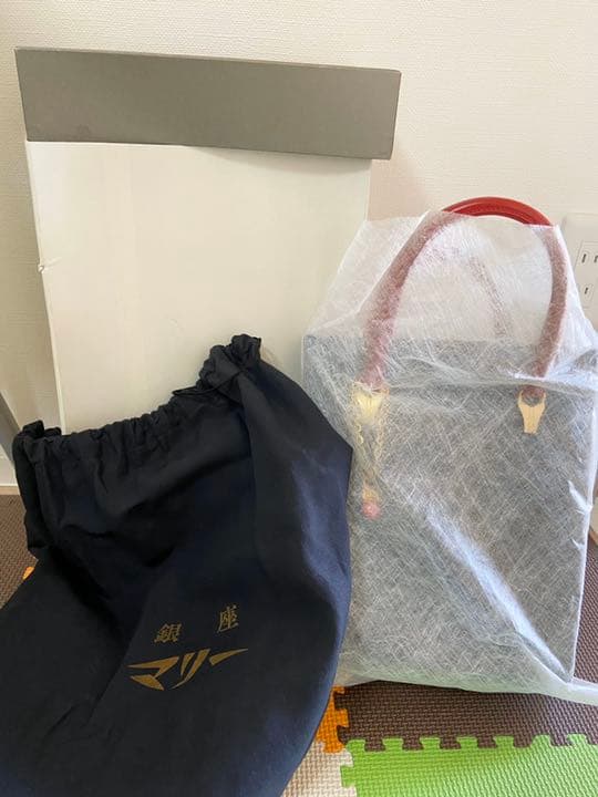 銀座マリー 鞄 ハンドバッグクロコダイル型押し