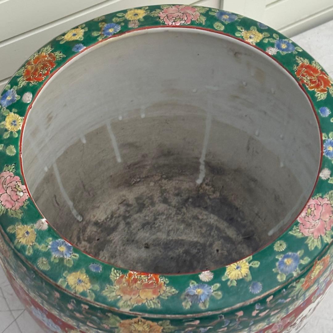 古伊万里◎兎図赤絵火鉢