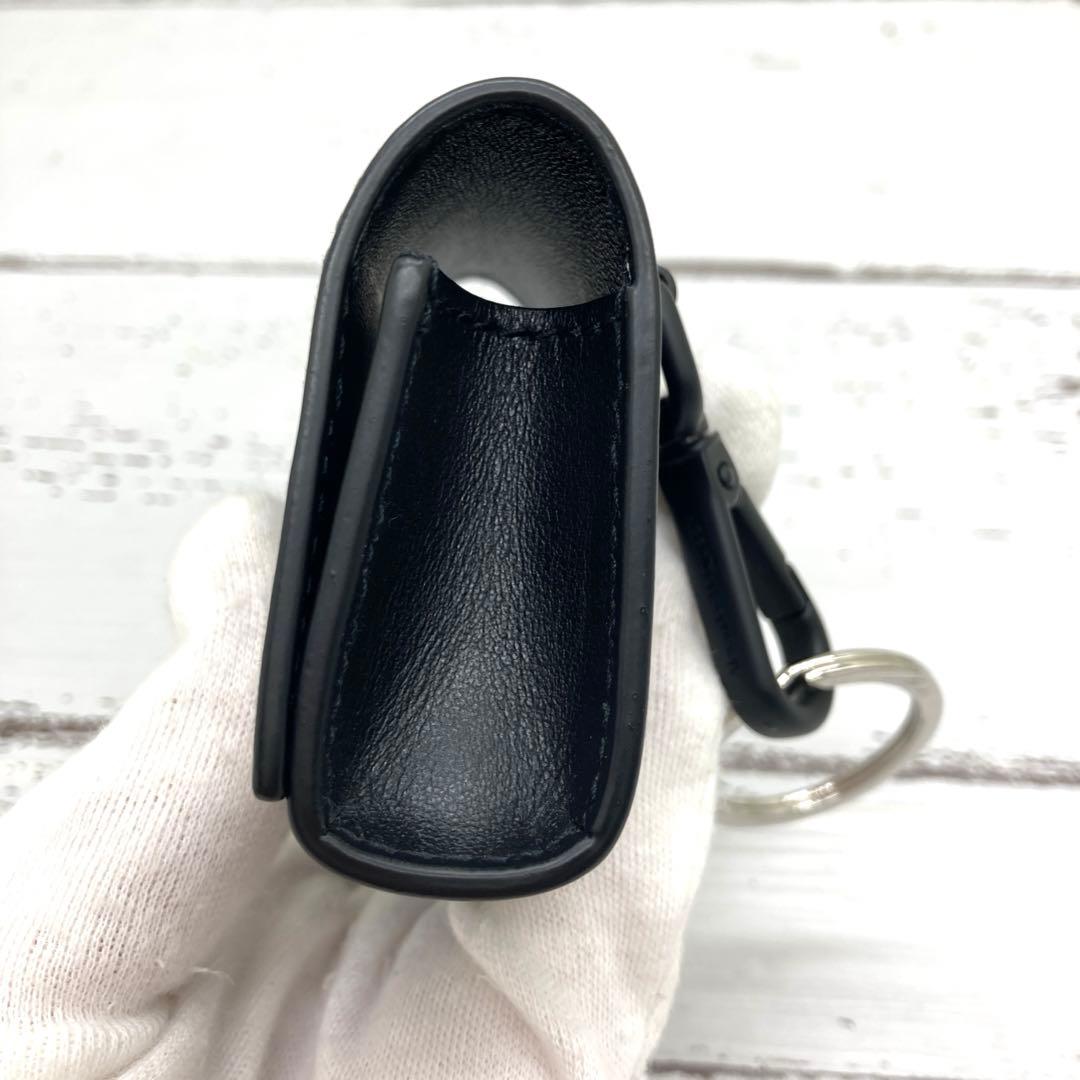 最終価格❣️極美品McQueenマックイーンAirPodsイヤホンケースレザーロゴ