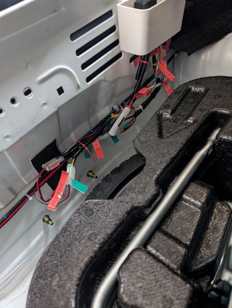 E-12/K-13/nismo純正リアフォグ点滅キット(点滅スピード調整可能)②