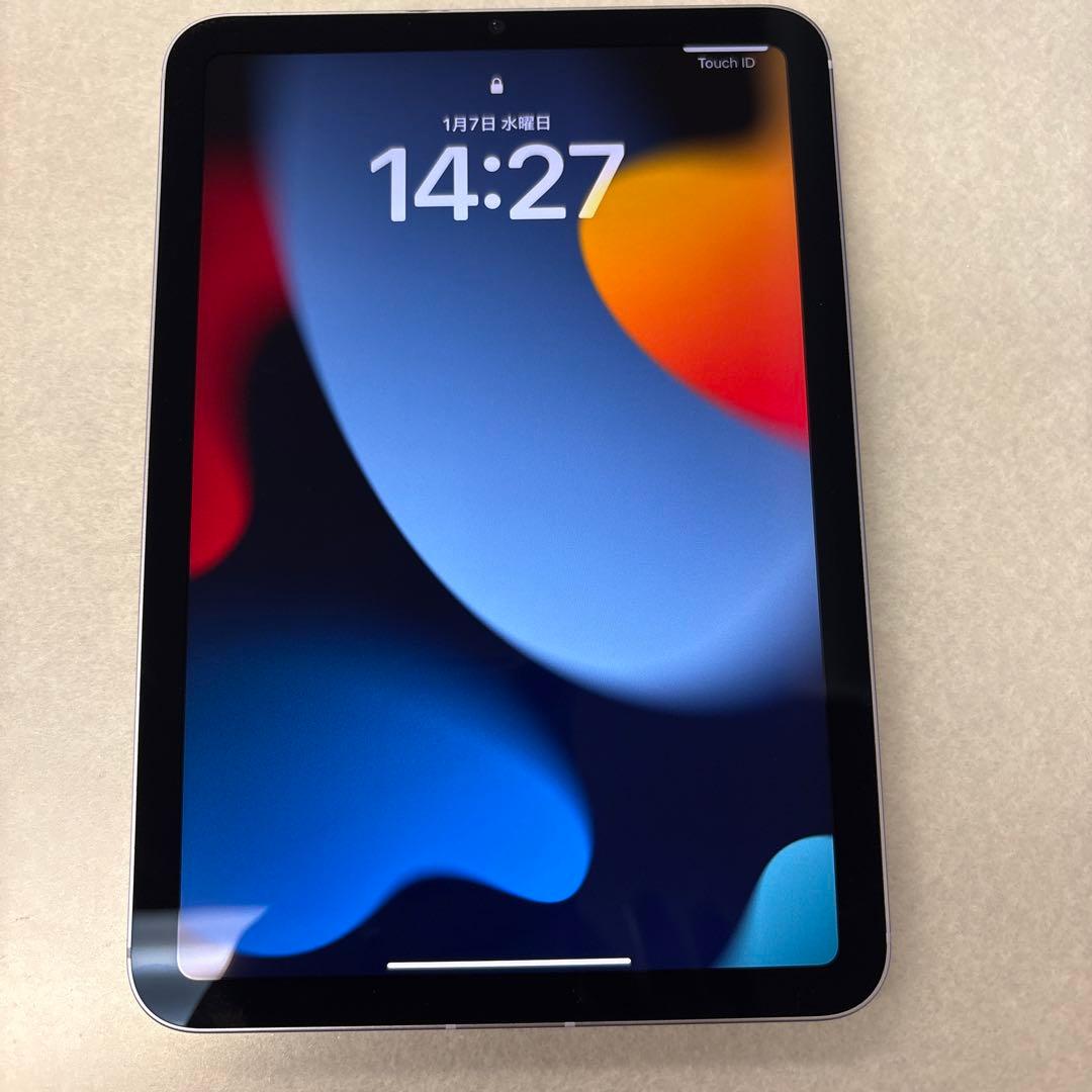 iPad mini 6世代　256GB　セルラーモデル、パープル
