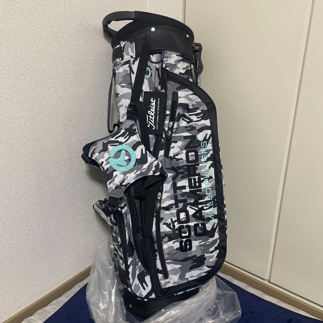 新品未使用　スコッティキャメロン　キャディバッグ　スタンド式　迷彩　グレー