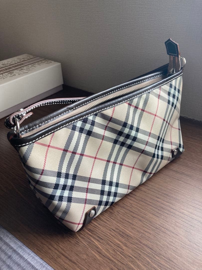 【新品】バーバリーブルーレーベル ノバチェック 2way ショルダーバック
