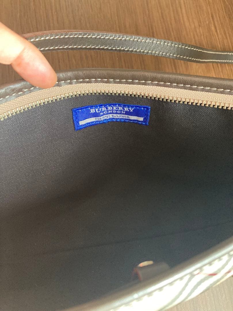 【新品】バーバリーブルーレーベル ノバチェック 2way ショルダーバック