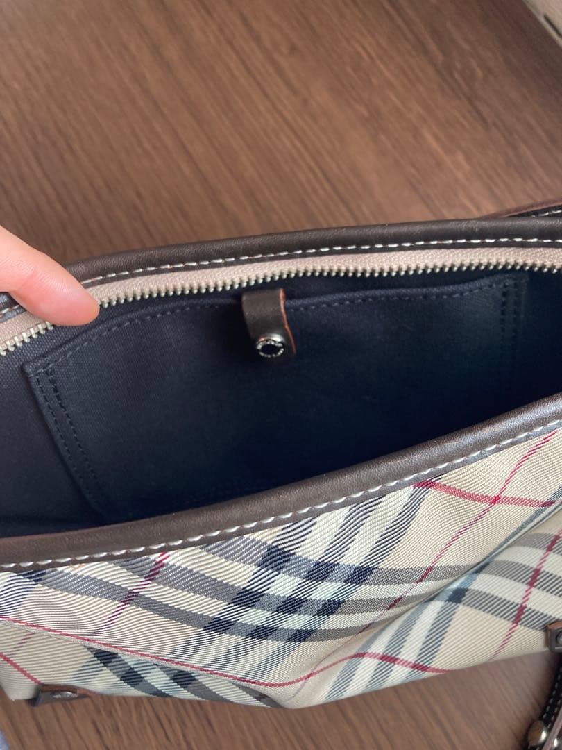 【新品】バーバリーブルーレーベル ノバチェック 2way ショルダーバック
